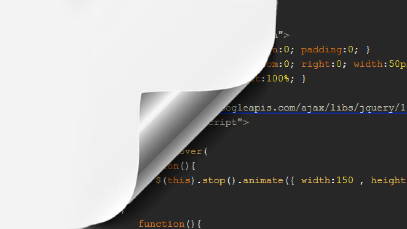 Tutoriel vidéo jQuery : Page cornée animée | Grafikart Tutoriel vidéo jQuery : Page cornée animée | Grafikart