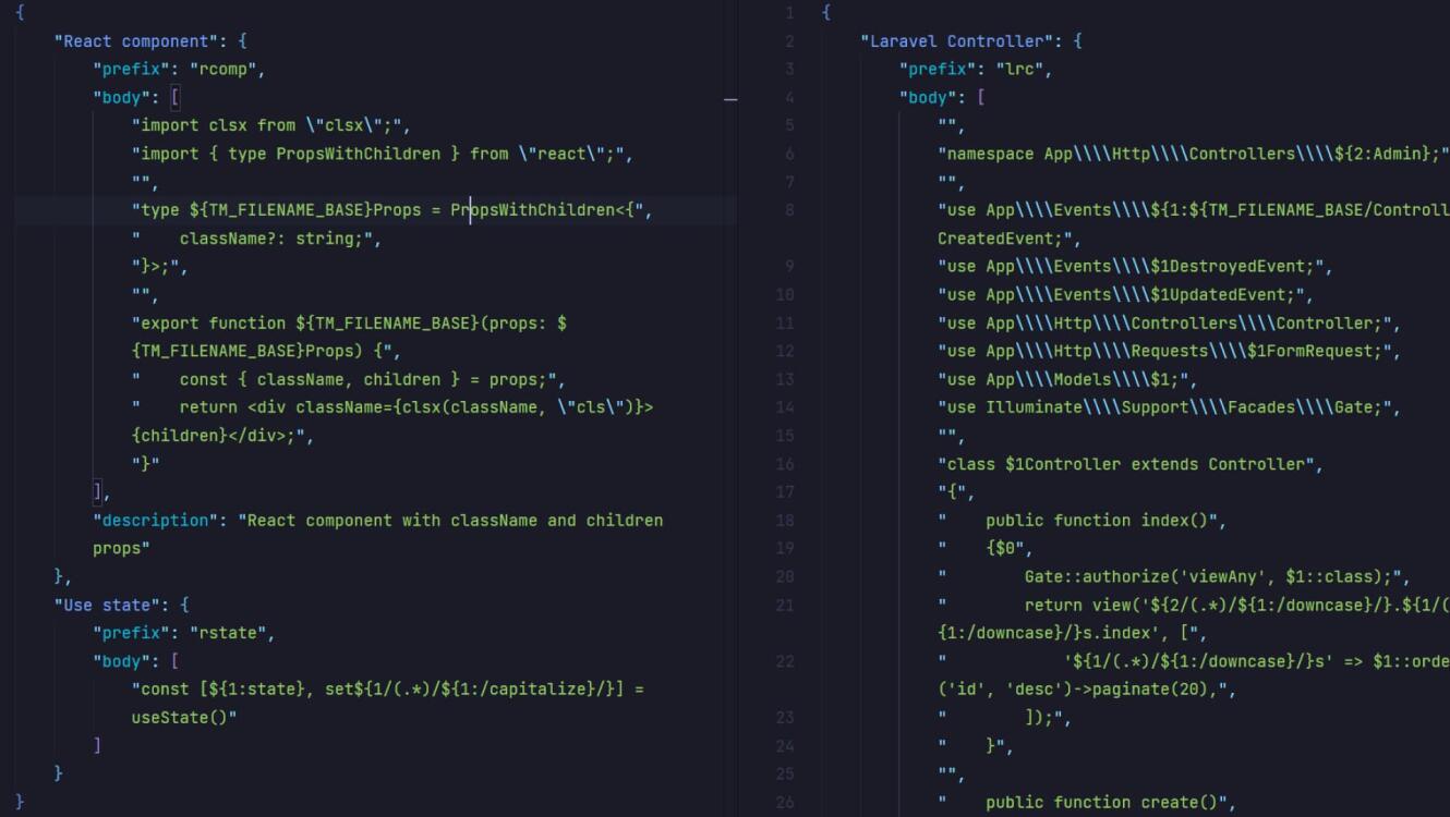 Tutoriel vidéo Visual Studio Code : Les snippets dans VSCode | Grafikart