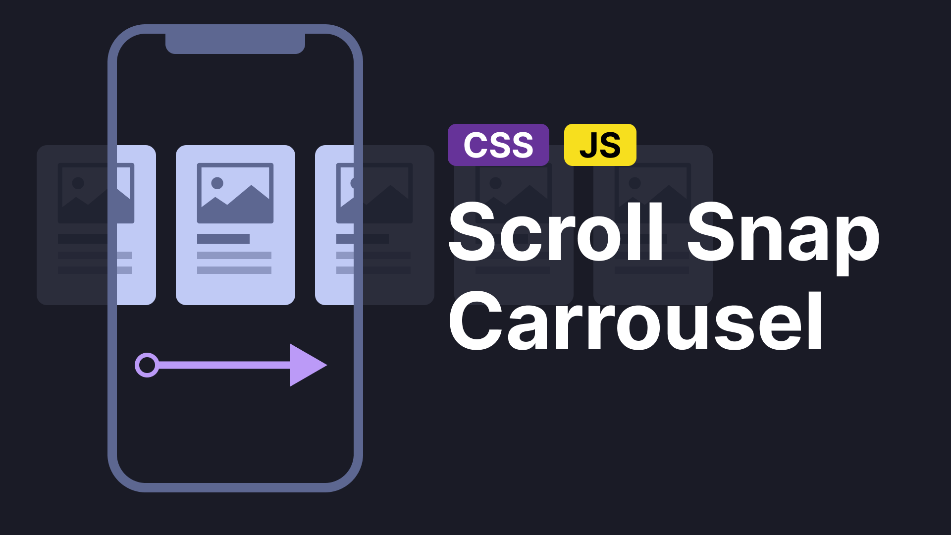 Créer un carrousel avec scroll-snap